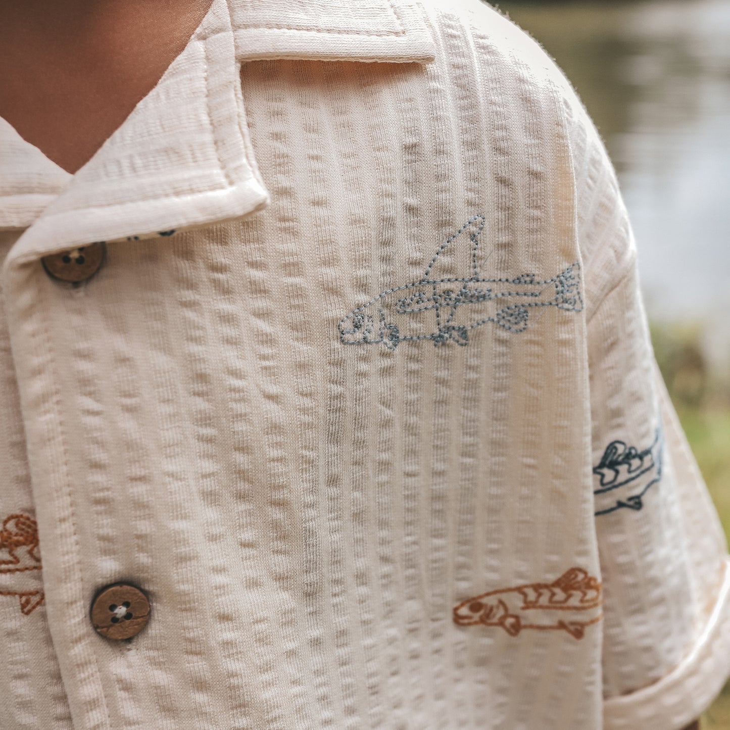 YOUR WISHES Shark Fish Loose Shirt - Jongens T-shirt met All-Over Print