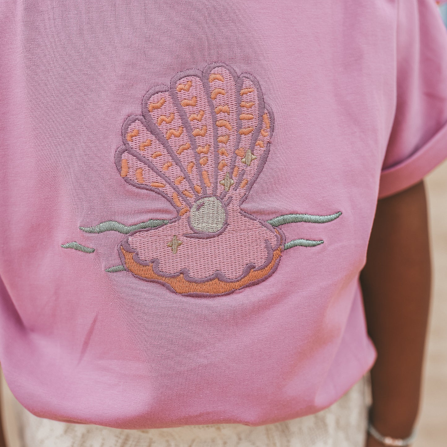 YOUR WISHES Pink Wide Tee