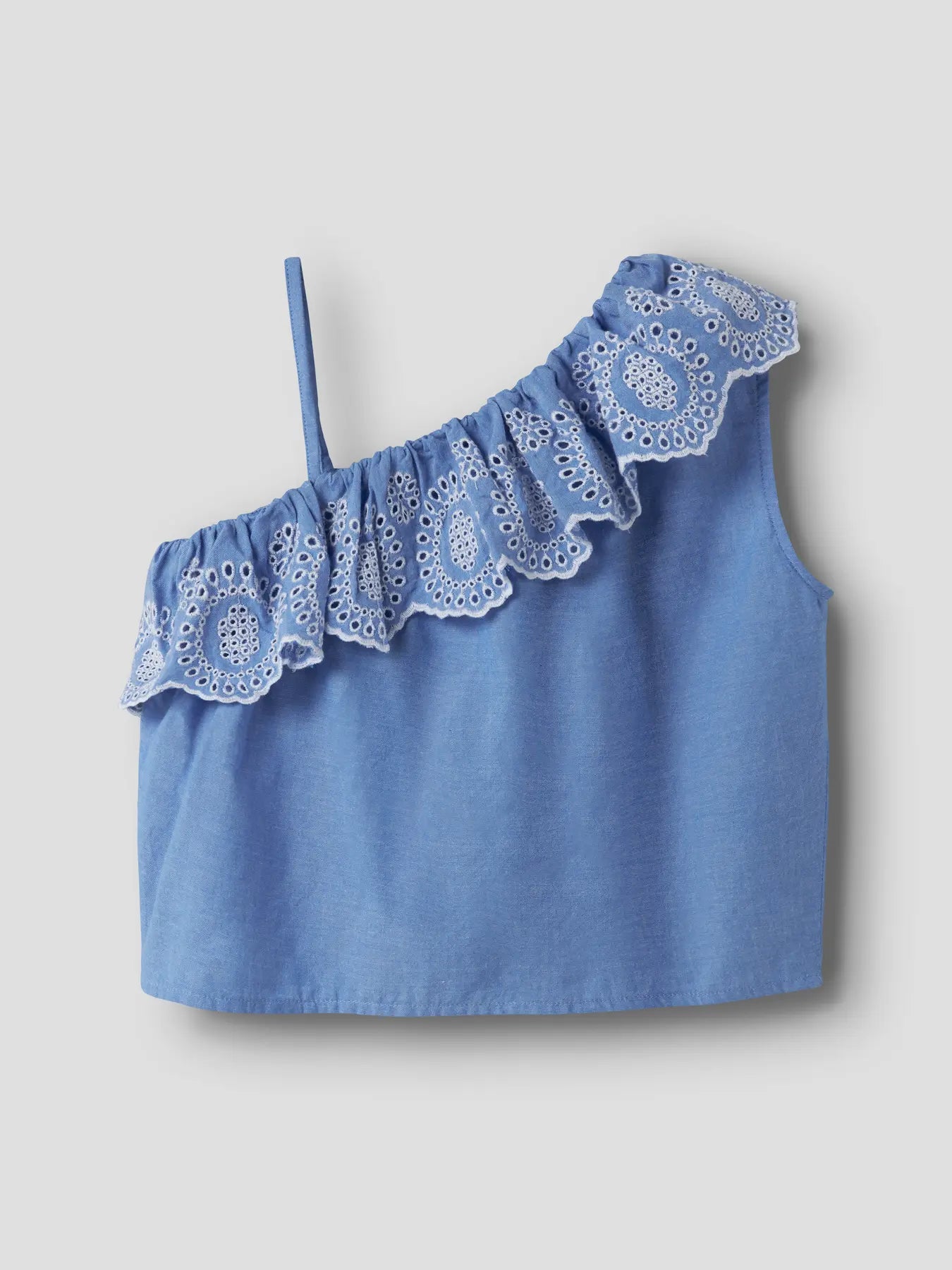 Name It Purple Impression Offshoulder Top - Meisjes