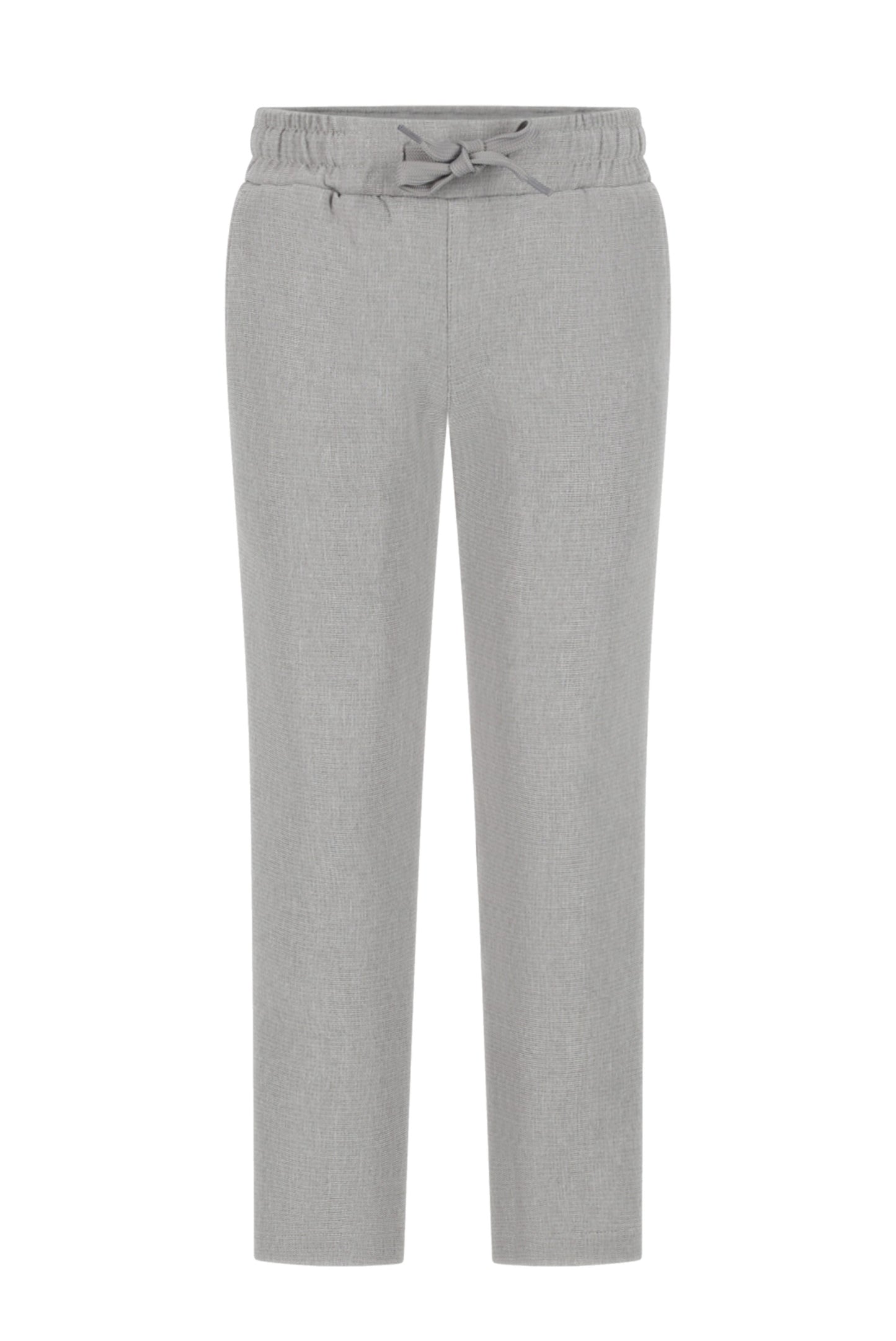 Garçon DONKY grey melange trousers voor jongens - vooraanzicht