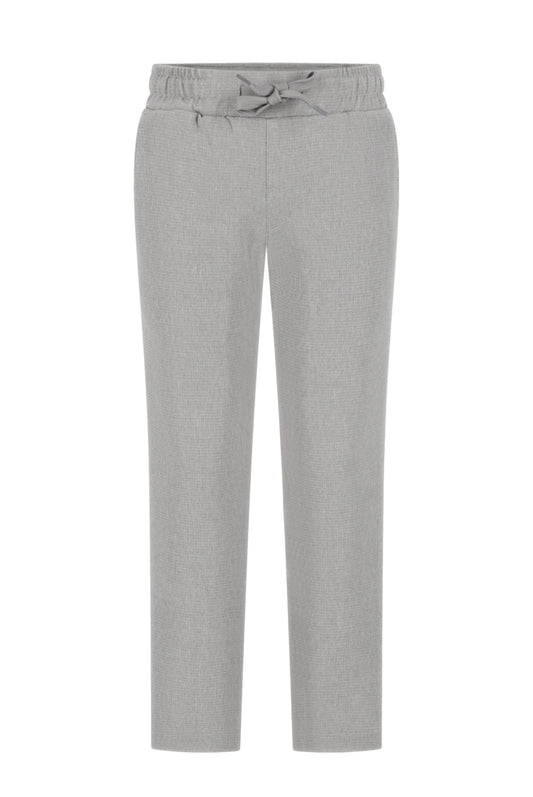 Garçon DONKY grey melange trousers voor jongens - vooraanzicht