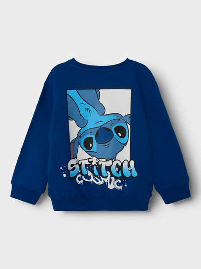 STITCH SWEATER BLAUW