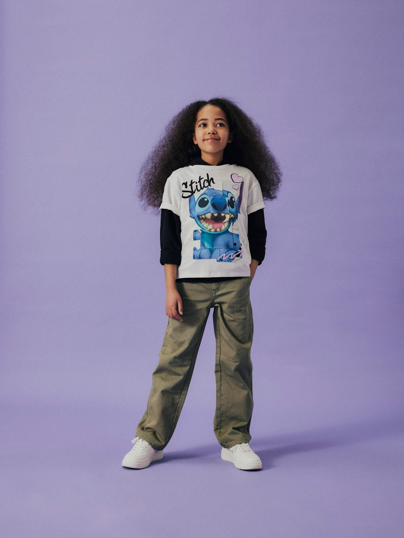 STITCH T-SHIRT WIT