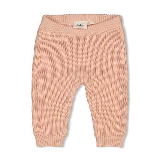 Broek gebreid roze