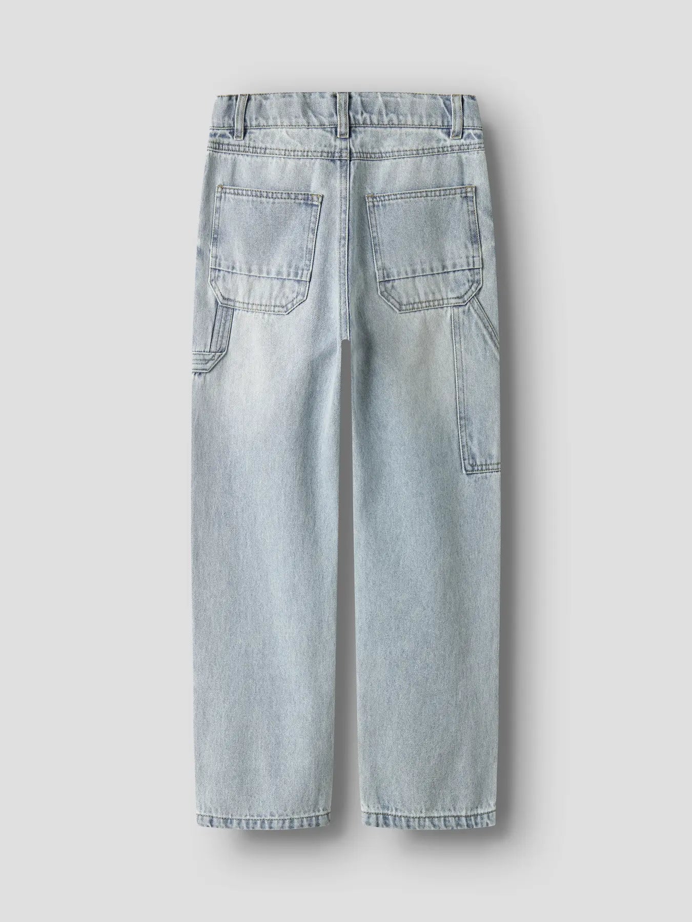 NAME IT carpenter jeans jongens - achterkant met zakken light blue
