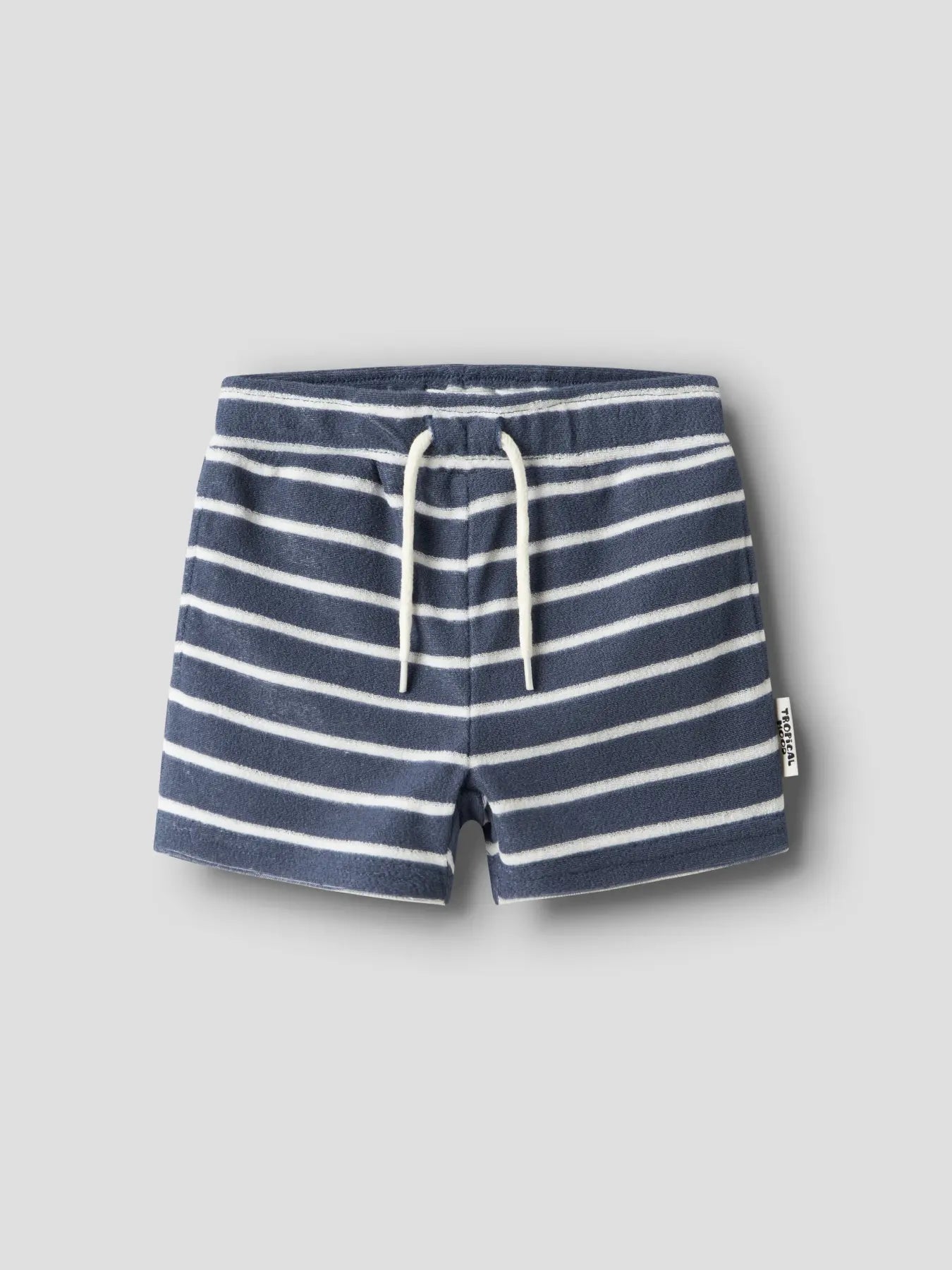 Name It Terry Shorts Badstof - Blauw Jongens - voorkant