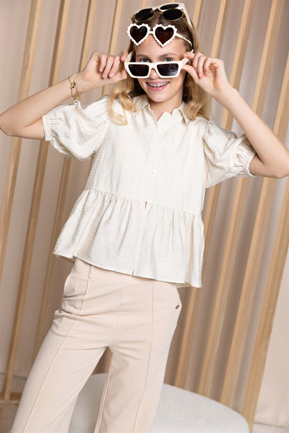 NoBell Tiggs blouse - detail close-up