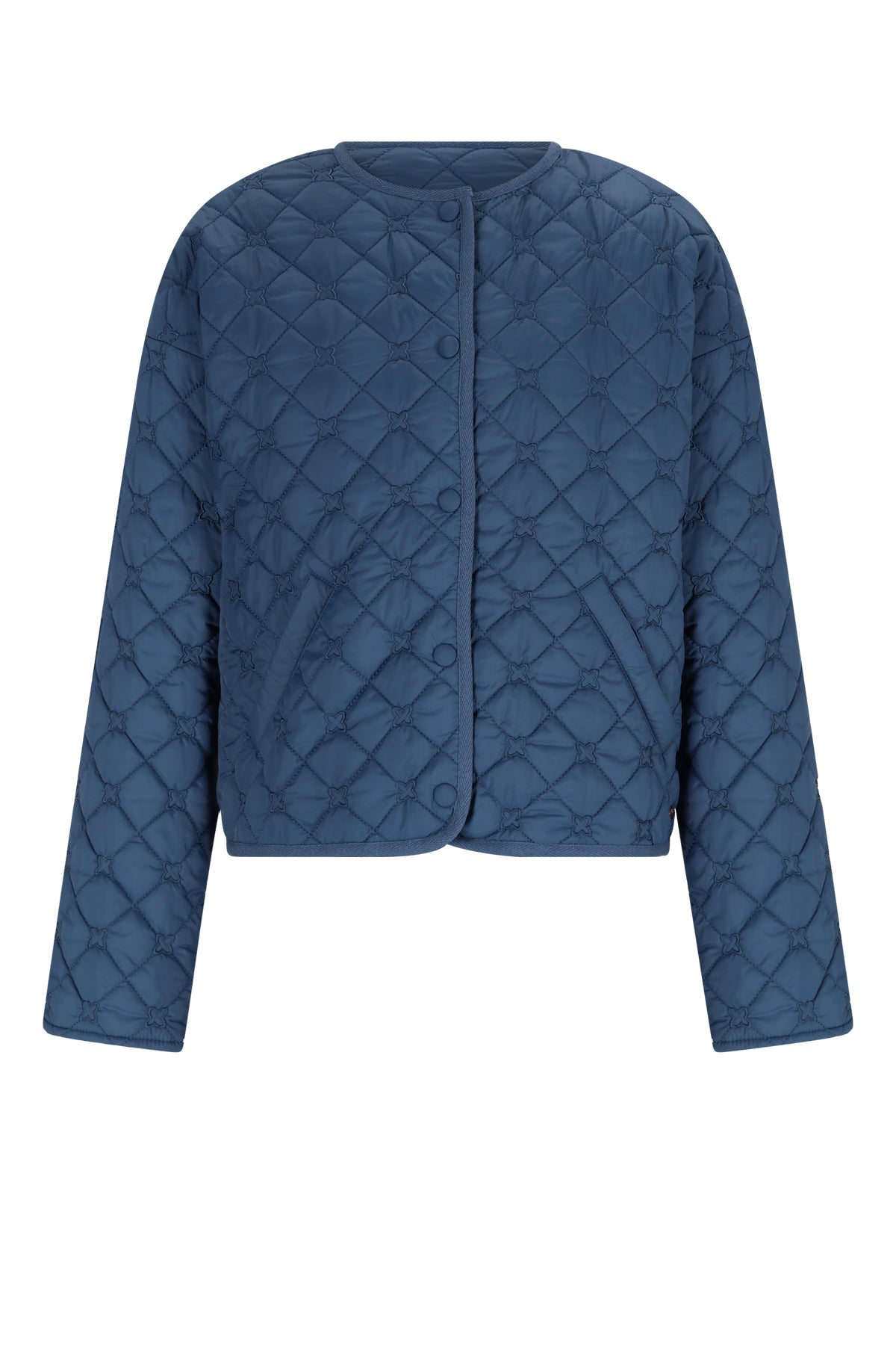 NoBell Dimo gewatteerde jas voor meisjes - Stijlvolle quilted jas - voorkant