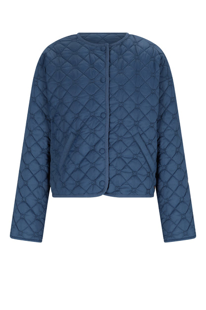 NoBell Dimo gewatteerde jas voor meisjes - Stijlvolle quilted jas - voorkant