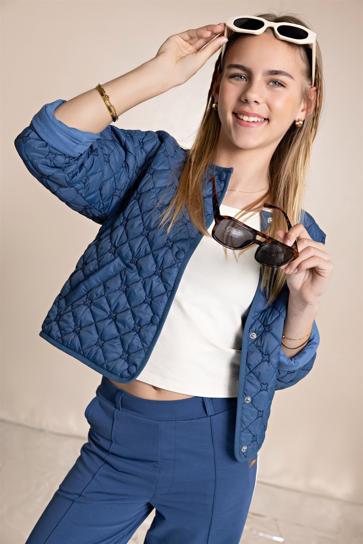 NoBell Dimo quilted jas - Gewatteerde jas met moderne pasvorm