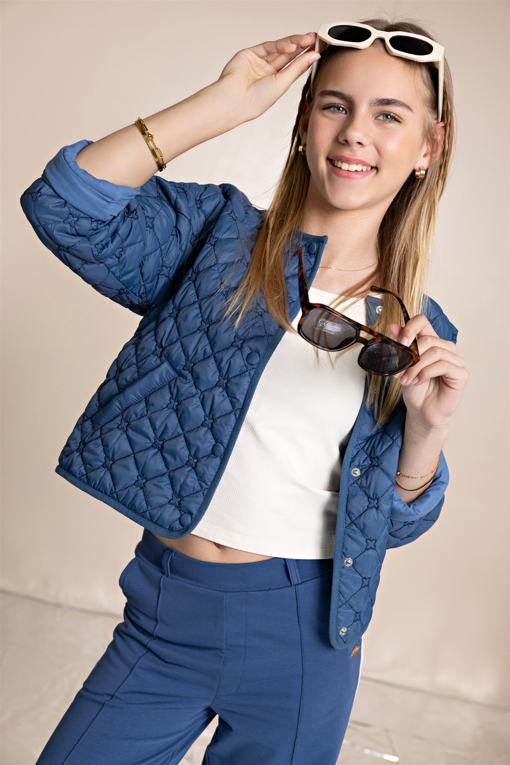 NoBell Dimo quilted jas - Gewatteerde jas met moderne pasvorm