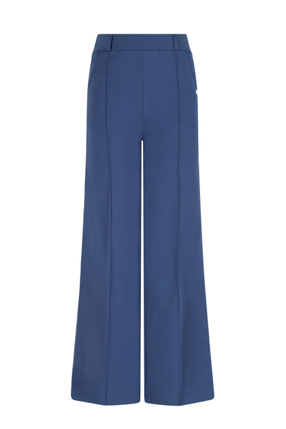 NoBell Salet Palazzo Pants in beige - wijdvallende meisjesbroek vooraanzicht