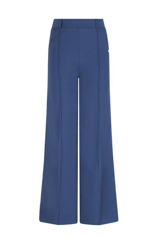 NoBell Salet Palazzo Pants in beige - wijdvallende meisjesbroek vooraanzicht