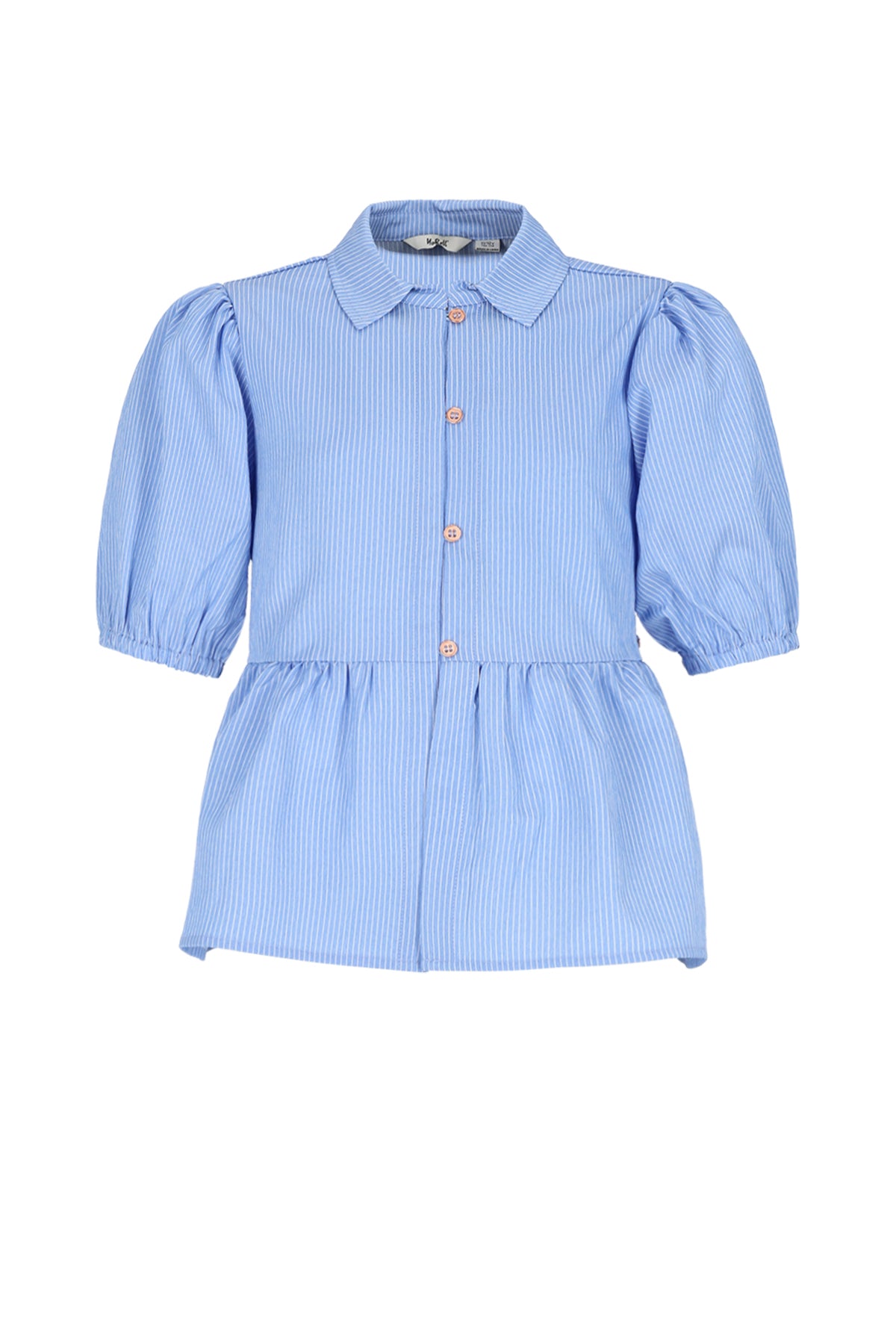NoBell - Tiggs gestreepte blouse met pofmouw - voorkant