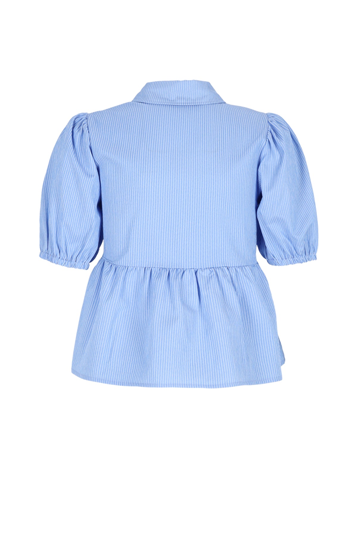 NoBell - Tiggs gestreepte blouse met pofmouw - achterkant