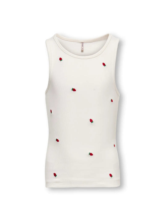 Only Jilly Tank Top Berry – Mouwloze Top Meisjes
