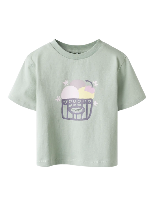 T-SHIRT AQUA GRAY