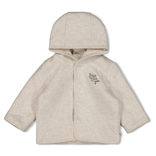 Feetje Omkeerbaar Jasje Sea Sweeties - Baby Vest met Kap - voorkant