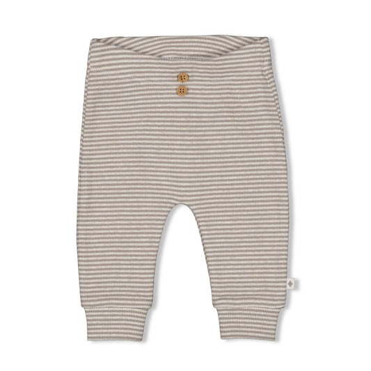 Feetje Broek Rib met Streep Sea Sweeties - Baby Broekje Gestreept - voorkant
