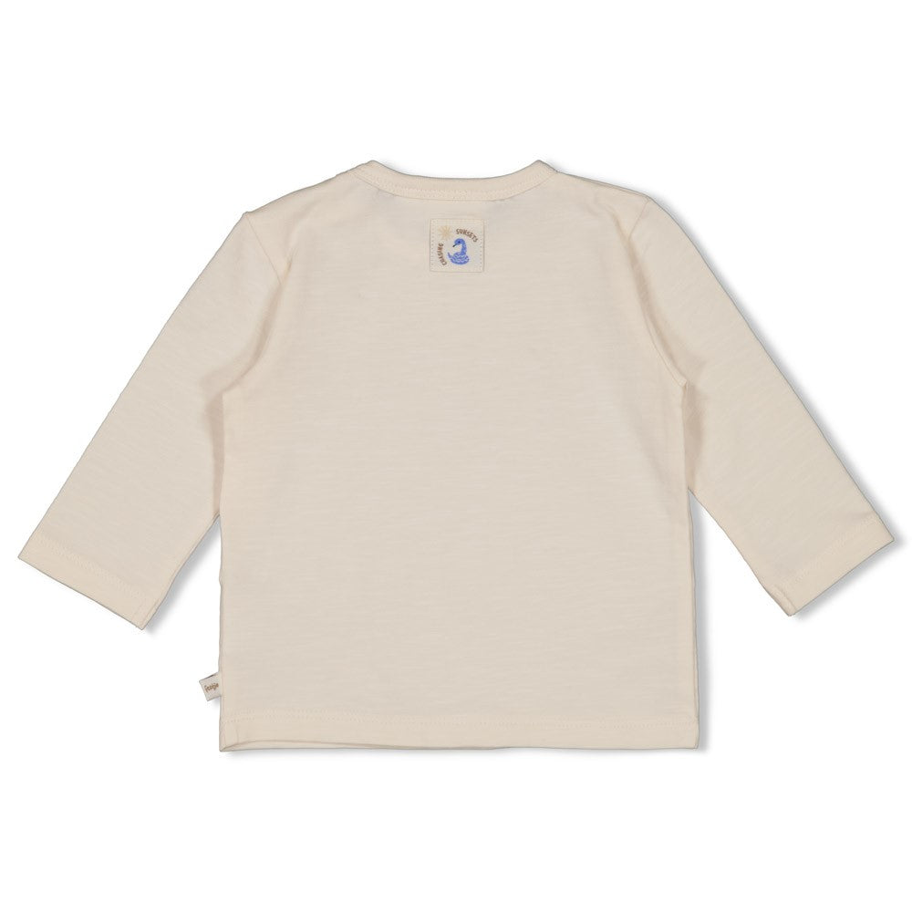 Feetje Longsleeve Sssiesta - Baby Shirt met Cactus Print - achterkant