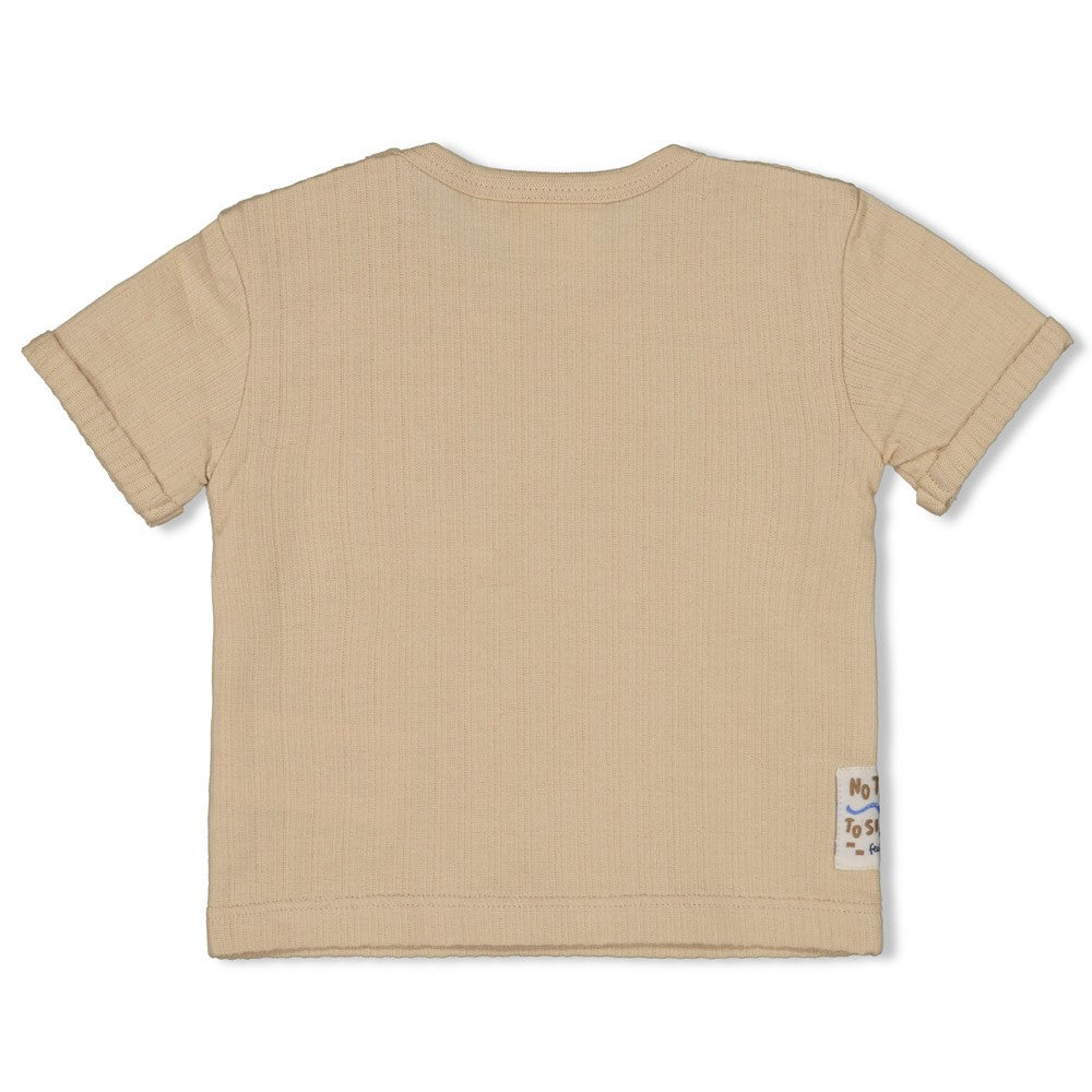 Achterkant Feetje baby t-shirt met cactus print, relaxed fit