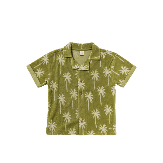 Salted Stories Beach Palm Badstof Shirt - Jongens - voorkant