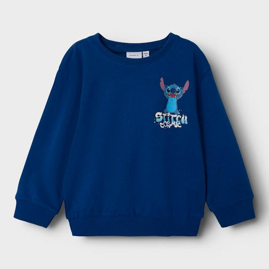 STITCH SWEATER BLAUW