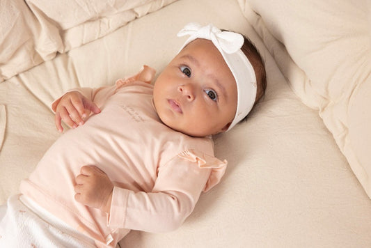 Feetje Longsleeve Delicate Flower Roze - Baby Shirt Lange Mouw - gestyled