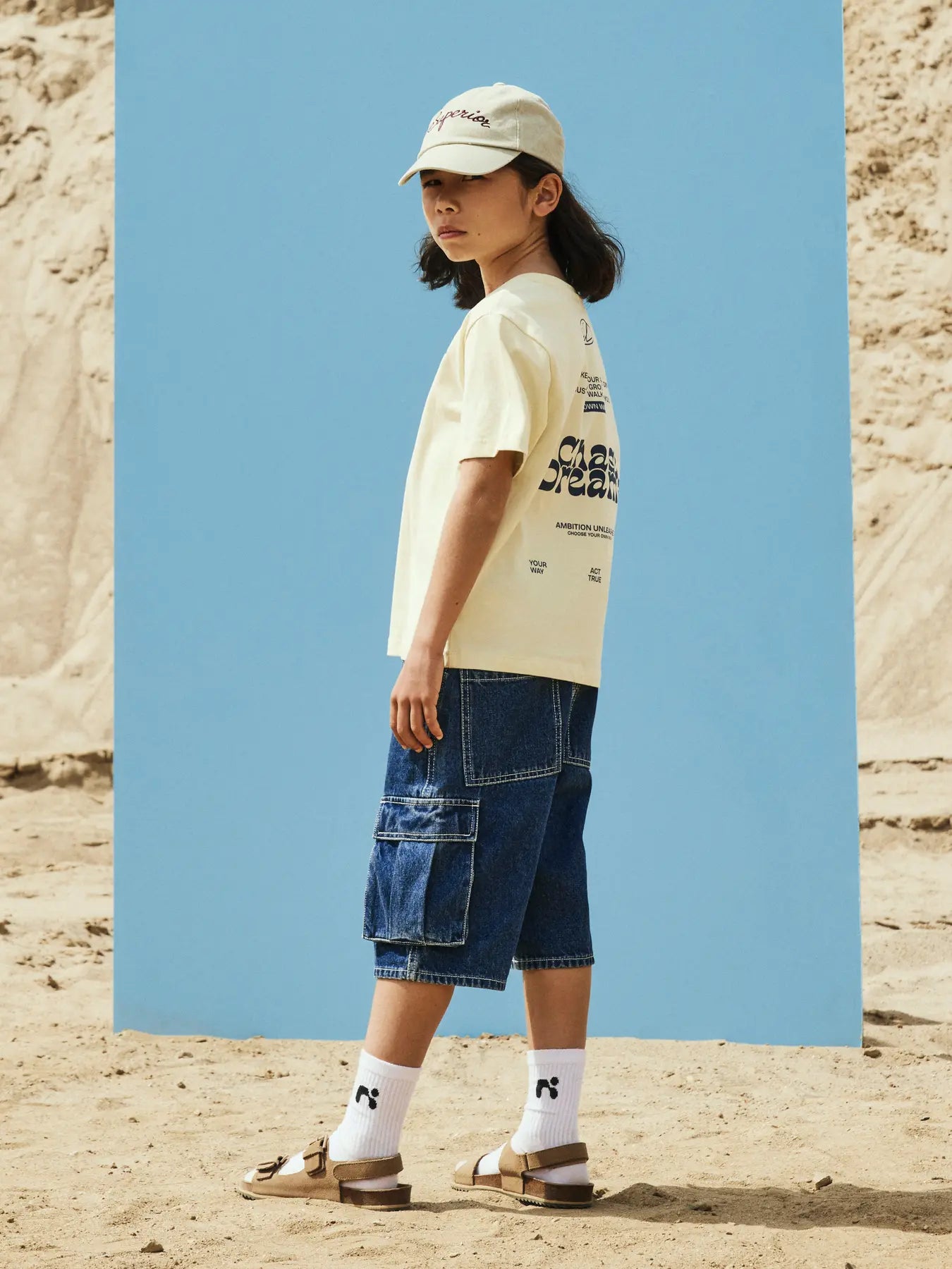 NAME IT T-shirt DEFUS - Jongens chase dreams Pear Sorbet