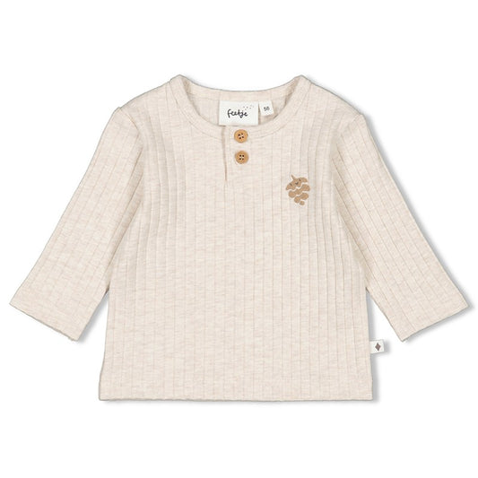 LONGSLEEVE RIB BEIGE