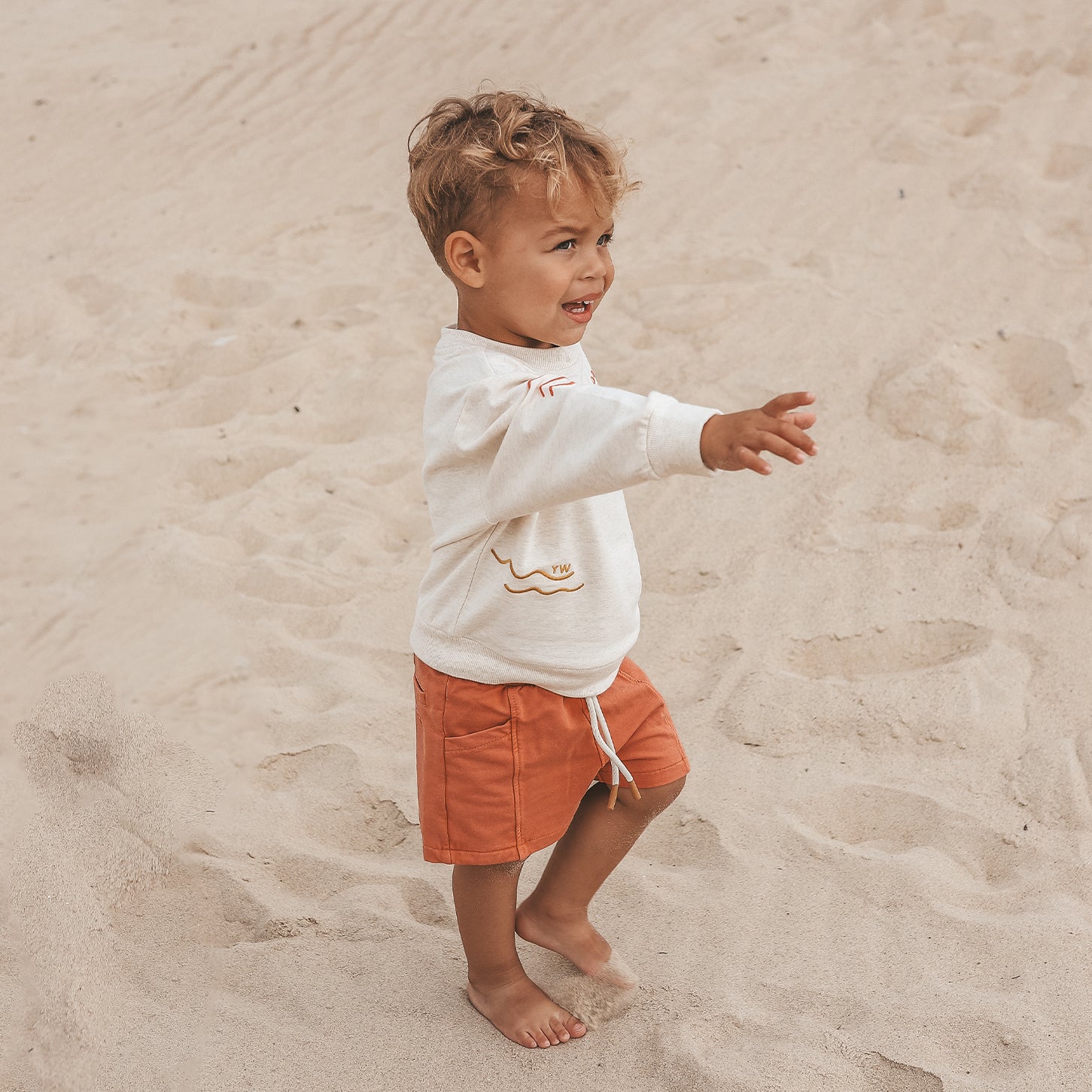 YOUR WISHES relaxed short ginger sfeerbeeld - speelse kinderbroek voor actieve jongens