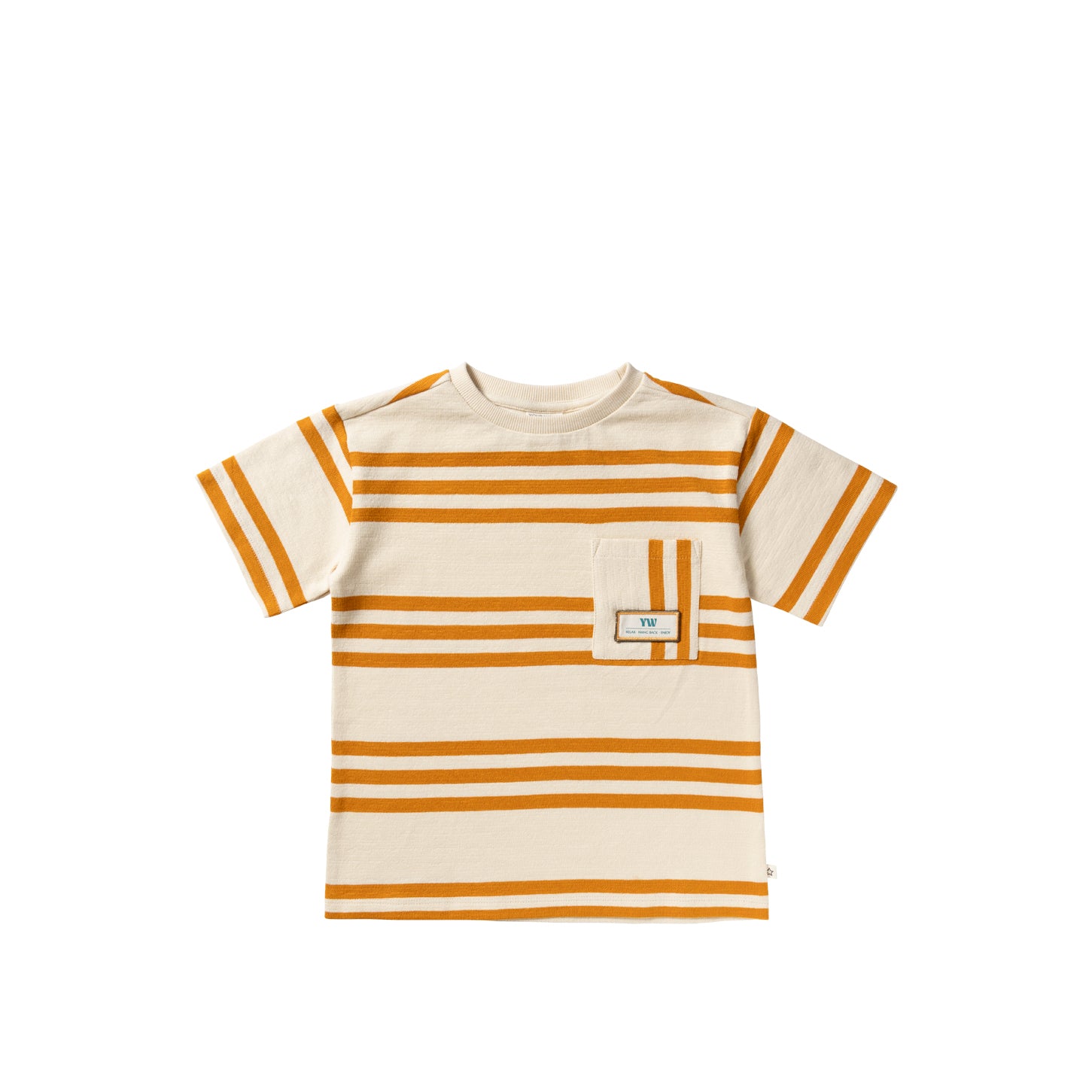 YOUR WISHES Oversized Tee Triad Stripe - T-shirt Jongens - voorkant