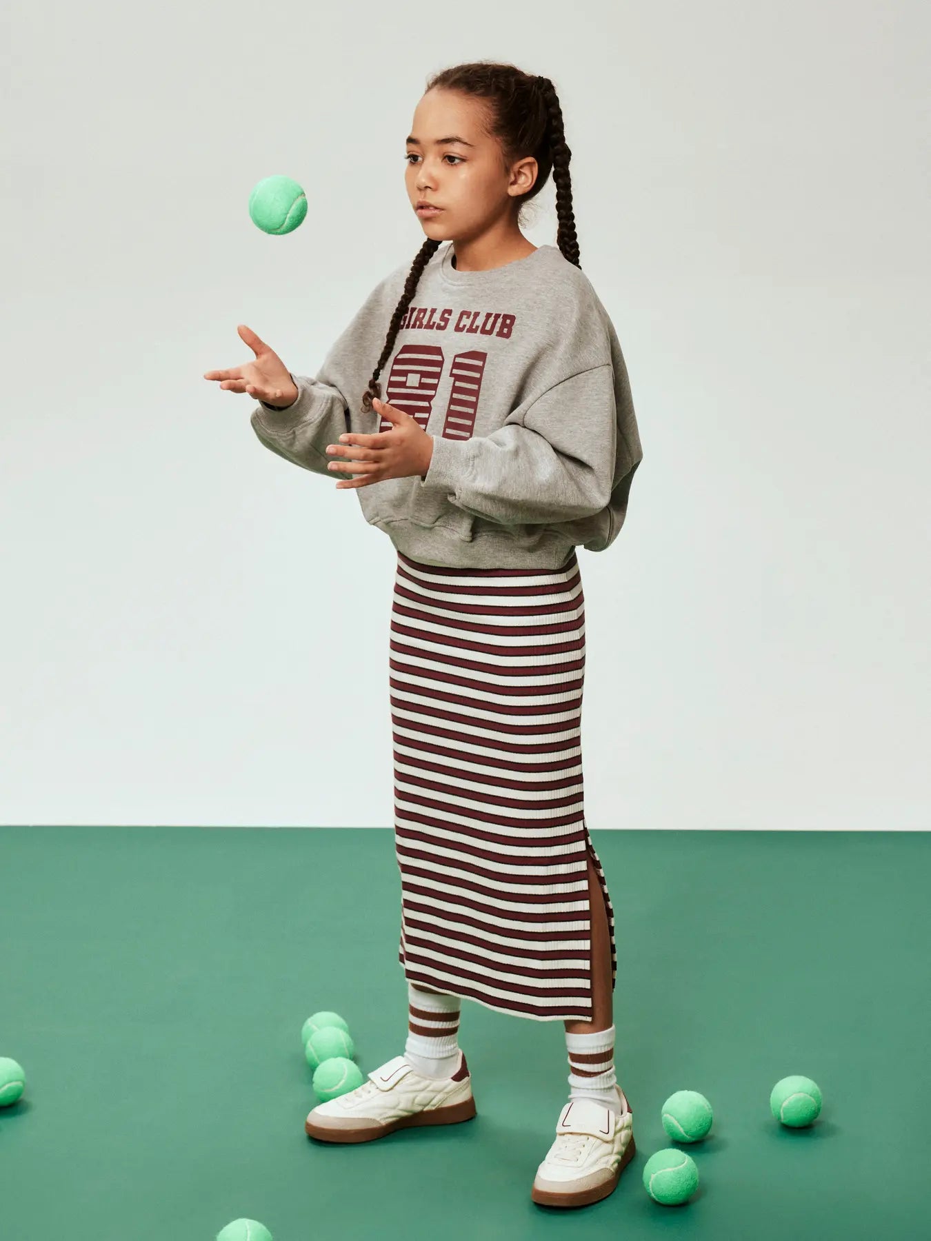 TAYA oversized sweater kort - styling voorbeeld