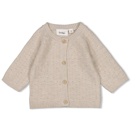 Feetje cardigan taupe