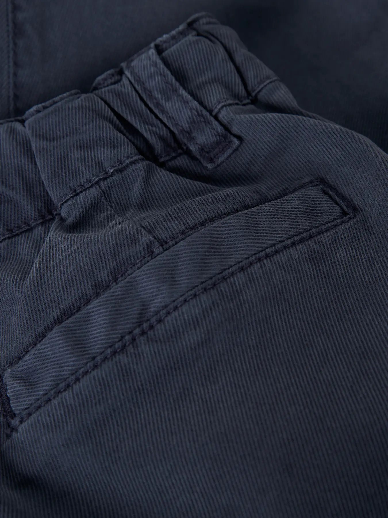 Name It Tapered Twill Broek met Bretellen - Blauw Jongens