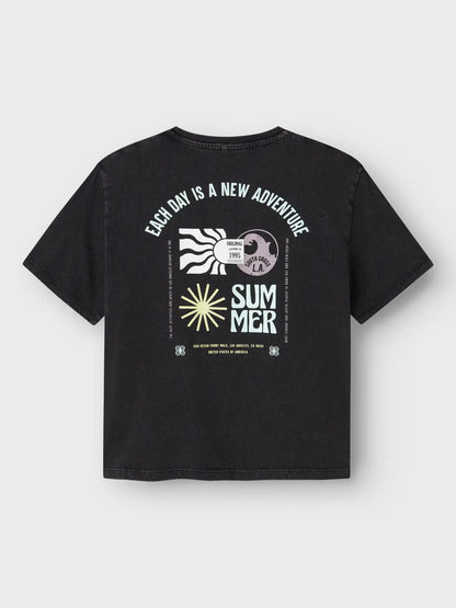 T-SHIRT NEW ADVENTURE ZWART