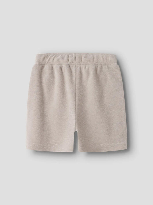 Name It Terry Shorts Badstof - Beige Jongens - achterkant