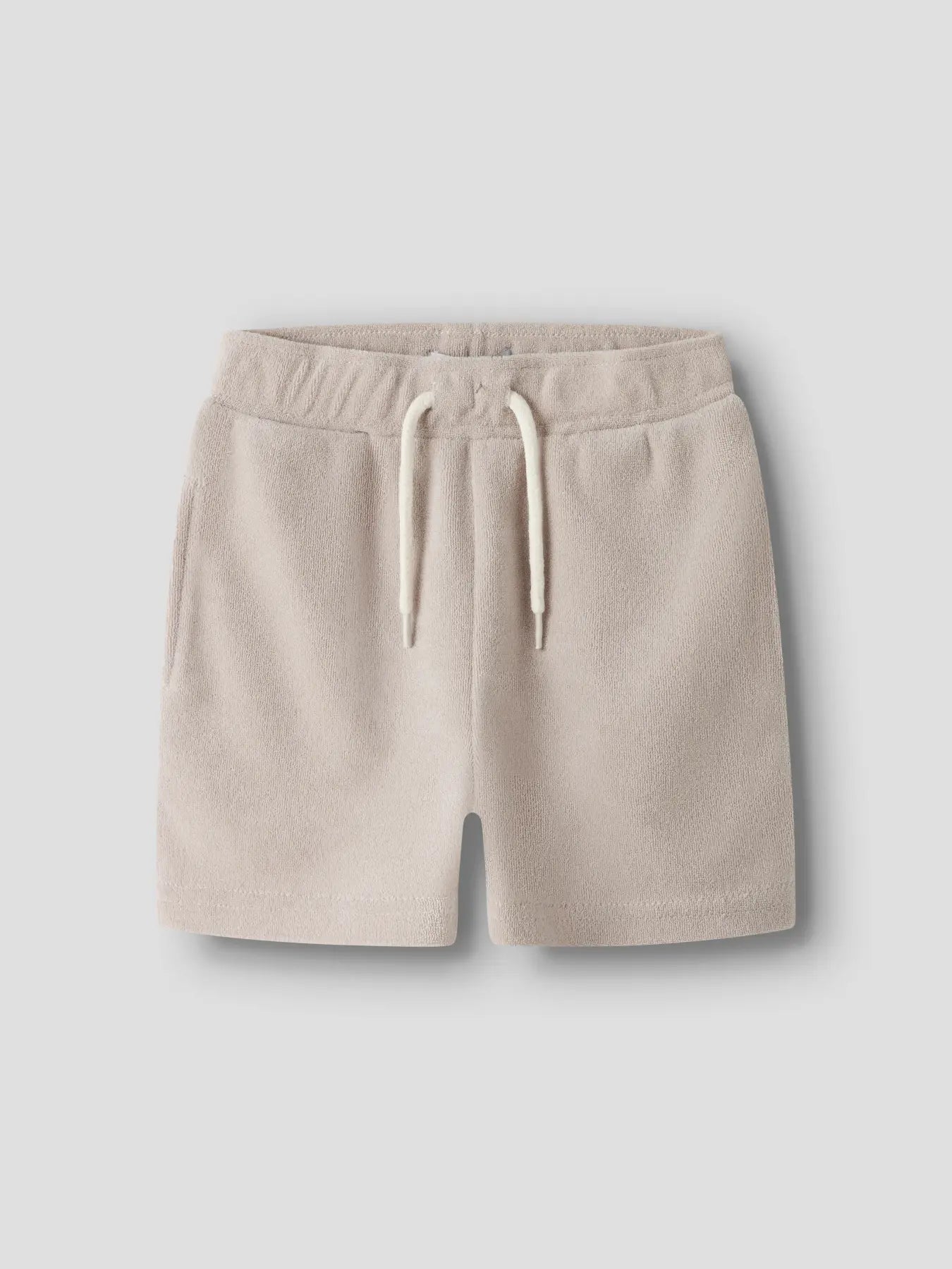 Name It Terry Shorts Badstof - Beige Jongens - voorkant