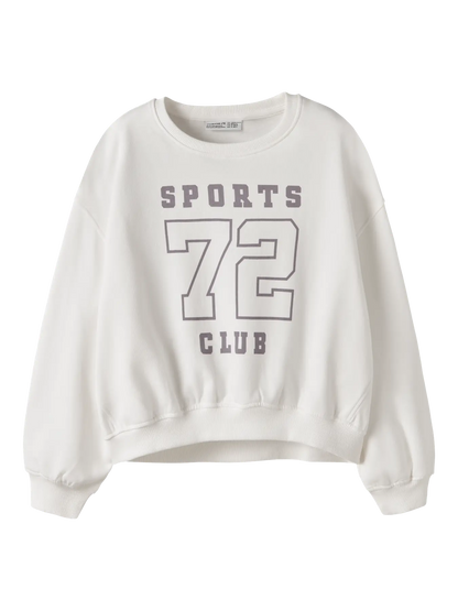 Sweater TAYA short oversized Cloud Dancer