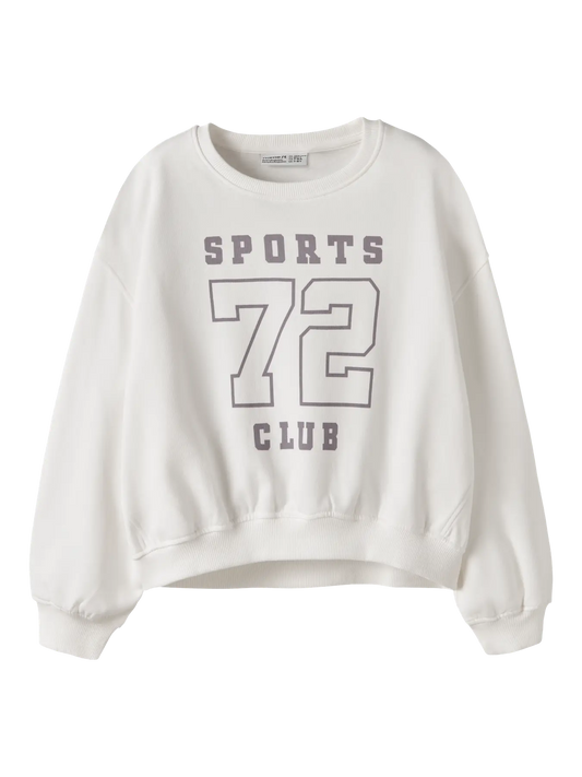 Sweater TAYA short oversized Cloud Dancer