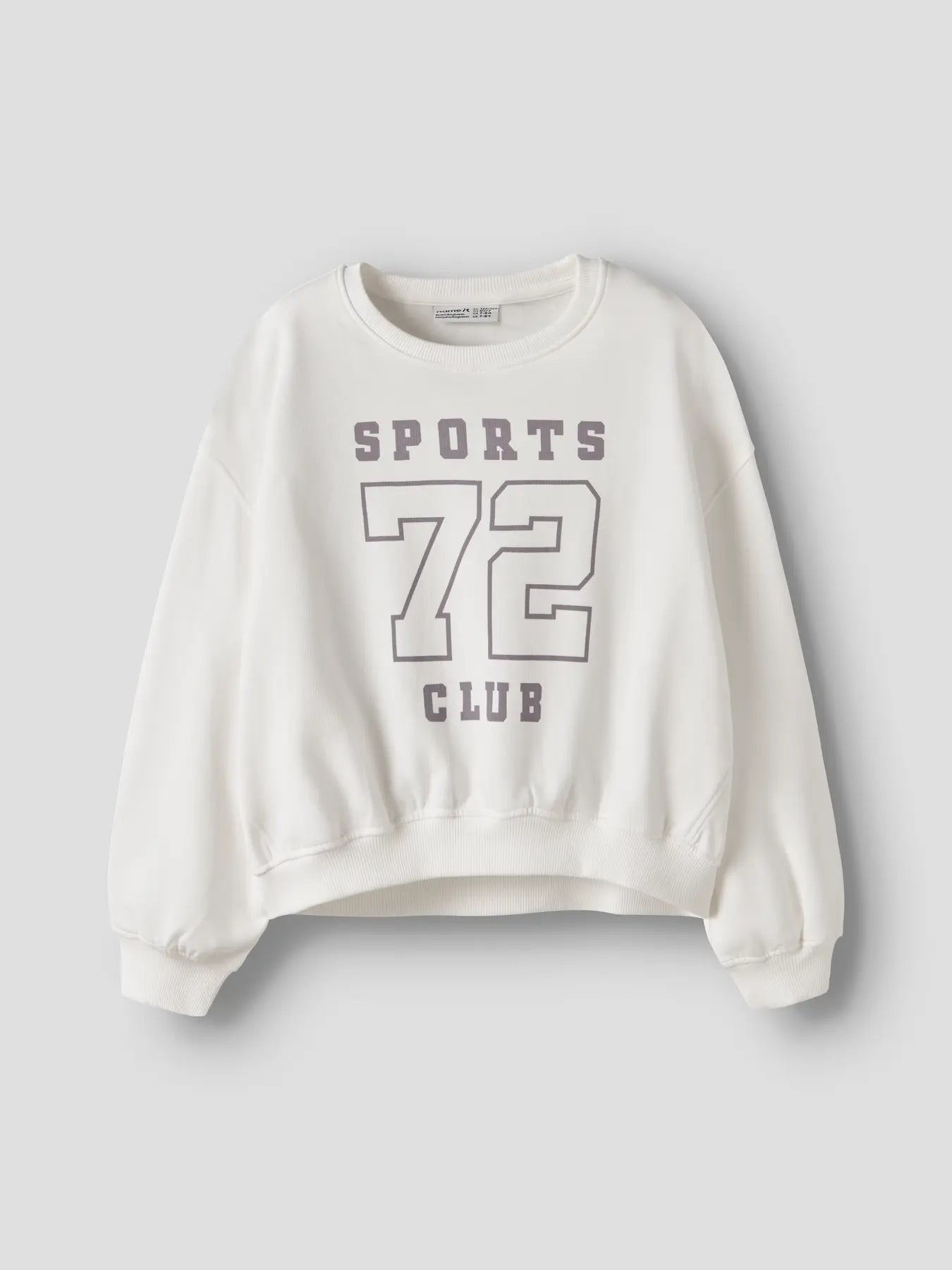 Sweater TAYA short oversized Cloud Dancer