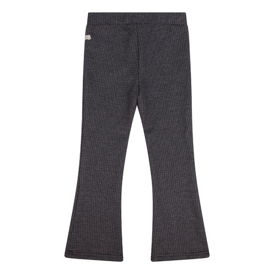 Flared Pants Check | Black | Black