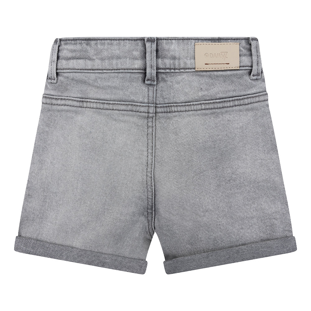 Denim Short | Wide fit | Light Grey Denim