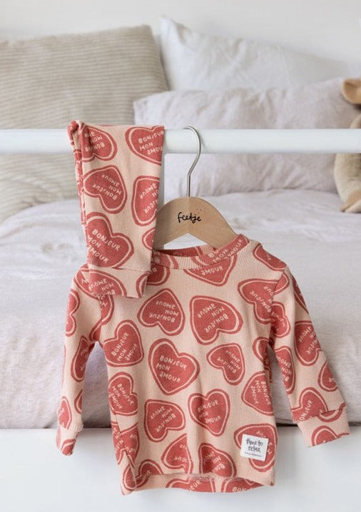 Pyjama Premium Roze hartje