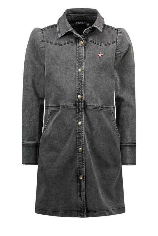 Like Flo grey denim dress