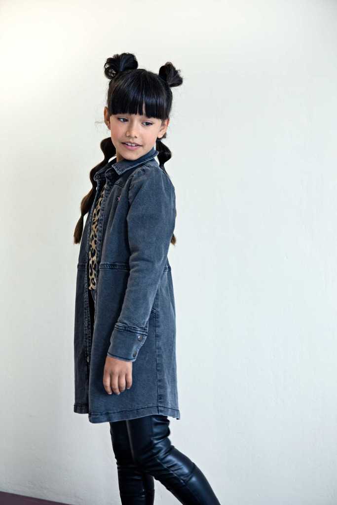 Like Flo grey denim dress