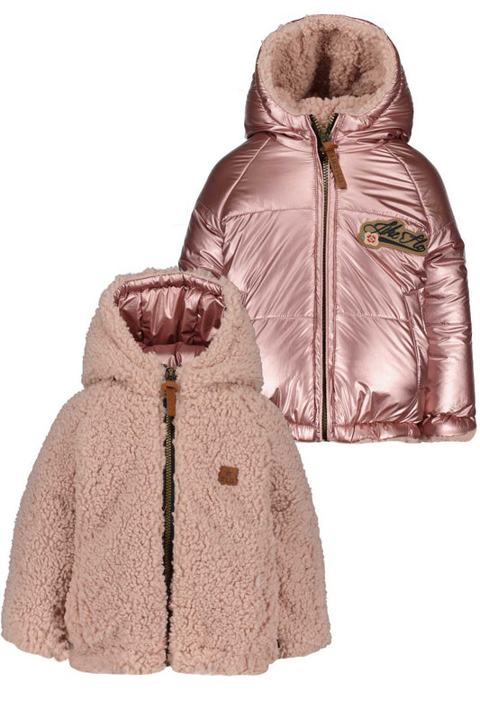 Flo baby girls reversible hooded jacket