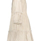 Like FLO  gestreepte tuniek in sand kleur.
