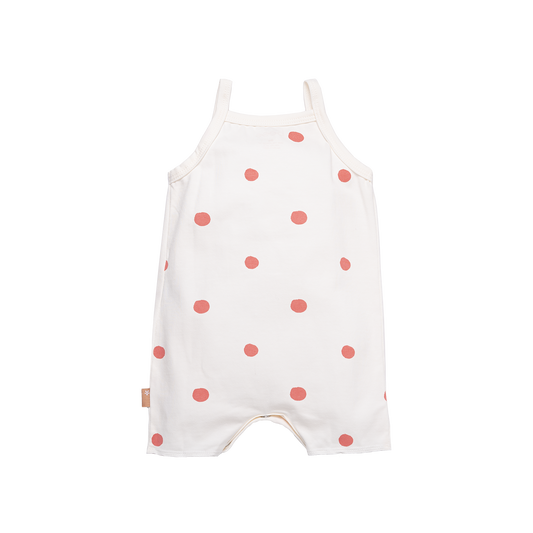 BODYSUIT STRAPS DOTS-OFF WHITE