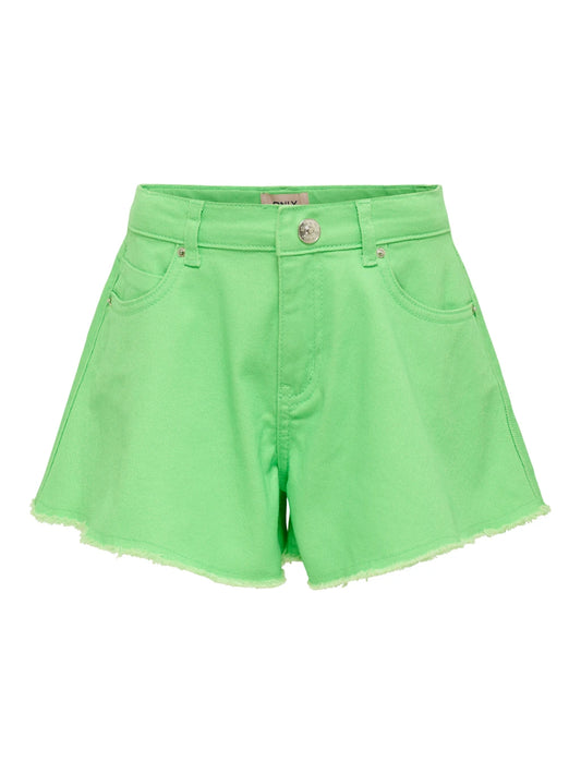 WIDE LEG FIT ONAFGEWERKTE ZOOM SHORTS